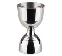 Buddy’s Barmetro da 3 cl / 6 cl Doppio con Linea di riempimento, misurino di Alta qualità, Adatto per Alimenti, Jigger per misurare ingredienti per Cocktail, Acciaio Inox lucidato
