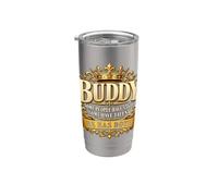 Buddy Some People Have Style Some Have Talent He Has Both Bicchiere termico in acciaio inox doppia parete