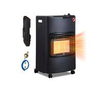 Avilia - Stufa a Gas Richiudibile 4200W con 3 Livelli di Riscaldamento, Accensione Piezoelettrica e Vano Porta-Bombola da 15Kg, Compatta e Facile da Riporre