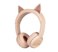 BuddyPhones ONANOFF PlayEars Plus, cuffie Bluetooth pieghevoli per bambini con microfono, SafeAudio limitazione del volume 75/85/94 dB, funziona con cavo o wireless, per iPhone/iPad/Tablet/PC e altro