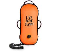 BUDDYSWIM Boa per Nuoto in acque libere 10 L per Traversate e Competizioni. Finitura in Nylon, Ultra Leggera e Resistente, con Manici e Cintura Regolabile.