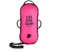 BUDDYSWIM Boa per Nuoto in acque libere 10 L per Traversate e Competizioni. Finitura in Nylon, Ultra Leggera e Resistente, con Manici e Cintura Regolabile.