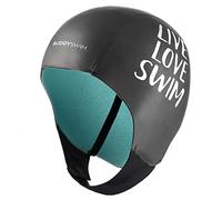 BUDDYSWIM Cuffia in Neoprene da 2 mm per Il Nuoto in acque libere. Copricapo in Neoprene Isolante dal Freddo con Chiusura Facile, per Immersioni, Immersioni subacquee, Surf e lavori Acquatici.