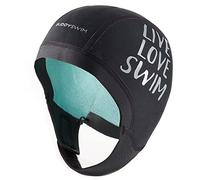BUDDYSWIM Cuffia Nuoto in Neoprene da 2,5 mm per Il Nuoto in acque libere. Cuffia Piscina Uomo e Donna in Neoprene Isolante dal Freddo con Chiusura Facile, per Snorkeling, Surf e lavori Acquatici.
