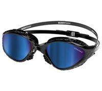 Buddyswim ozeanx occhiali da nuoto nero azzurro a specchio