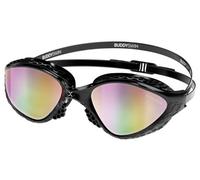 Buddyswim ozeanx occhiali da nuoto nero ridium a specchio