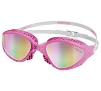Buddyswim ozeanx occhiali da nuoto rosa bianco iridio specchio