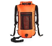 BUDDYSWIM Zaino Boa per Nuoto in acque libere 28 L con Sacca Interna Impermeabile al 100% e Schienale Staccabile. Boa Nuoto Resistente, Leggera e Facile da ripiegare.