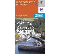 Bude, Boscastle and Tintagel (Map) OS Explorer Active Map
