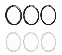 budebuse 6 Molti Di Alta Qualità In Alluminio Cuscinetto Interni Distanziatori Biciclette Manovelle Rondelle Per Migliorare Le Prestazioni Ciclismo Mountain Bike