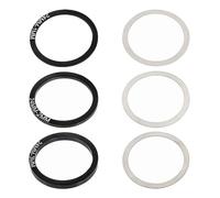 budebuse 6 Molti Di Alta Qualità In Alluminio Cuscinetto Interni Distanziatori Biciclette Manovelle Rondelle Per Migliorare Le Prestazioni Ciclismo Mountain Bike