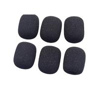 budebuse 6 pezzi di ricambio per microfoni in schiuma LittleBee Mic Windscreen Windshied Headset Sponge Foam