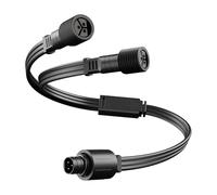 budebuse Adattatore a Y Shape Cable Suitable for Garden and Safe Lighting Ensuring Safe Reliability Power Distribution Y Splitters Power Cord