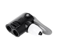 budebuse Bocchetta per pompa per bicicletta per collegamento della valvola, adattatore, parti della pompa della testa, gonfiatore, palloncino, palloncino, palla elettrica, portatile, giocattolo da