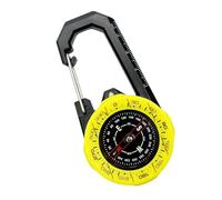 budebuse Bussola a moschettone impermeabile, per esterni, ad alta precisione, bussole luminose, strumento di guida direzionale per escursioni e campeggio, guida direzionale portatile per sport