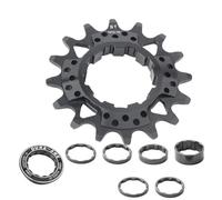 budebuse Cassette Singlespeed Con Distanza E Anelli Di Fusibile 16T-18T Ingranaggi Kit Di Conversione Per Più Biciclette. Cassette Velocità Ingranaggi
