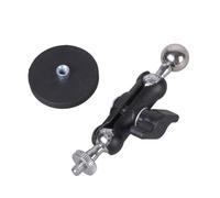 budebuse Piastra adattatore magnetico da 1/4 pollici, base da 17 mm, giunto sferico, base di montaggio per fotocamera, supporto per telefono