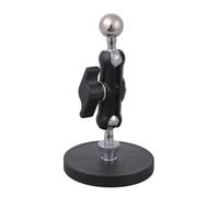 budebuse Piastra adattatore magnetico da 1/4 pollici, base da 17 mm, giunto sferico, base di montaggio per fotocamera, supporto per telefono