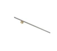 budebuse T8 trapezoidale in acciaio inox barre filettate dado vite in alluminio per accessori stampante Migliorate vite rame assortimento