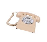 budebuse Telefoni fissi Per Casa Retro Telefono di Casa Con Funzione Rotazione E Suonerie E Volume. Desktop Antiquato Analoghi Con Rotella Telefono