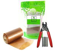 Budello di Collagene per Salumi + Crimpatrice a Mano, Involucro per Salsicce