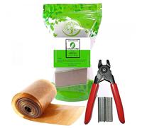Budello di Collagene per Salumi + Crimpatrice a Mano, Involucro per Salsicce