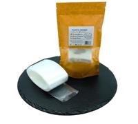 Budello Sintetico - Budella di plastica per salumi, Budello Artificiali per Salumi (Ø40mm/10mts - Trasparente)