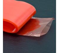 Budello Sintetico - Budella di plastica per salumi, Budello Artificiali per Salumi (Ø40mm/5mts - Rosa Trasparente)