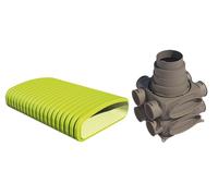 Buderus Logaplus Luftverteilpaket FK140 140x50mm Flachkanalsystem bis 140m2 - 7739619936