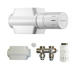 Buderus Set multiblocco miscelatore termostatico universale a gomito o a canna dritta inclusa testa termostatica
