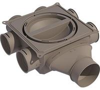 BOSCH Accessorio per ventilazione residenziale VK 100-1S Plenum di distribuzione dell'aria in plastica, laterale