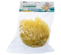 Budetta Farma CliaBebè Spugna Naturale del Mar Mediterraneo Misura 14, 1 Pezzo