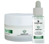 BUDETTA FARMA Srl Cofanetto Thotale Aloe Vera crema e siero viso, 2 pezzi