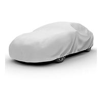 Budge Lite - Copriauto a Prova di Sporco, AntiGraffio, Traspirante, Antipolvere, Adatto per berline Fino a 508 cm, Grigio