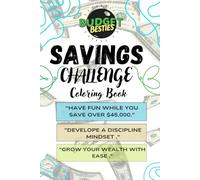 Budget Besties Savings Challenge Coloring Book: Have Fun While You Save