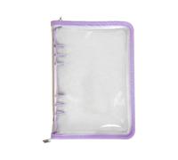 Budget Binder Folder, Waterproof Detachable A5/A6, Notebook Shell | Notebook Shell Waterproof Detachable Transparent Vinyl Journal Organizer Document Sleeve Protector for Meetings, Travel