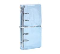 Budget Binder With Rings - Versatile pratico Keeps Contents Safe | Refillable Loose Leaf Planner Clear Shell Secure Strap | Boys Girls Youth Teens Home Office School Travel Diary Organizer