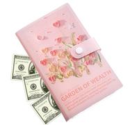 Budget Book - Portable Savings Trackers for Expense, 100 Days Tracker Notebook with Compact Artistic 3D Cover Money Planner for Adults, Bills, Saving, Tracking, and Payment Recording 4.03x7.09 Inches