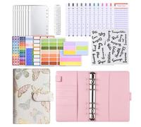 Budget Budget Management - A6 Budget Planner con Tasca con Cerniera | Organizzatore di soldi con buste per contanti - per uomini donne ragazzi giovani adolescenti donna uomo figlia