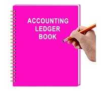 Budget Checkbook Register Household Ledger Book, Checking Account Tracking Notebook, Expense Recording Organizer Tool Money Record System for Landlords Caregivers Home Office Use 8,46 x 6,5 x 0,79
