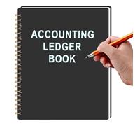 Budget Checkbook Register Household Ledger Book, Checking Account Tracking Notebook, Expense Recording Organizer Tool Money Record System for Landlords Caregivers Home Office Use 8,46 x 6,5 x 0,79