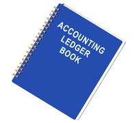 Budget Checkbook Register Household Ledger Book, Checking Account Tracking Notebook, Expense Recording Organizer Tool Money Record System for Landlords Caregivers Home Office Use 8,46 x 6,5 x 0,79