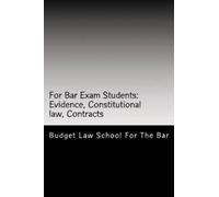 Budget Law School For the Bar For Bar Exam Students (Tascabile)