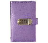 Budget Lock Notebook - 100 Envelope Savings Challenge | 17.7x11cm Pu Binder with Secure Closure, Lightweight 190g Design for Cash Tracking, Financial Organizer for Students Couples Families