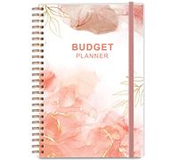 Budget Planner, agenda mensile con tracker delle spese, organizer per banconote da 12 mesi non datato e pianificatore finanziario per gestire i tuoi soldi, libro contabile con linguette colorate, 14,7