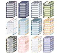 budget planner italiano, 72 fogli libretto risparmio soldi agenda per risparmiare soldi agenda del risparmio money binder per rilegatrice notebook 6 fori budget card