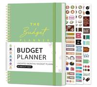 Budget Planner - Libro di bilancio mensile 2025 con monitoraggio spese e bollette, planner finanziario non datato di 12 mesi e organizzatore del libro contabile per prendere il controllo dei tuoi