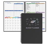 Budget Planner - Organizzatore mensile delle finanze con taccuino per gestire i tuoi soldi in modo efficace, pianificatore finanziario/libro contabile non datato, Start Anytimem, A5 (21,8 x 15 cm),