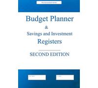 Budget Planner & Savings and Investment Registers -- SECOND EDITION