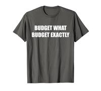 Budget Quale Budget esattamente Maglietta, Uomo, Asfalto, 3XL